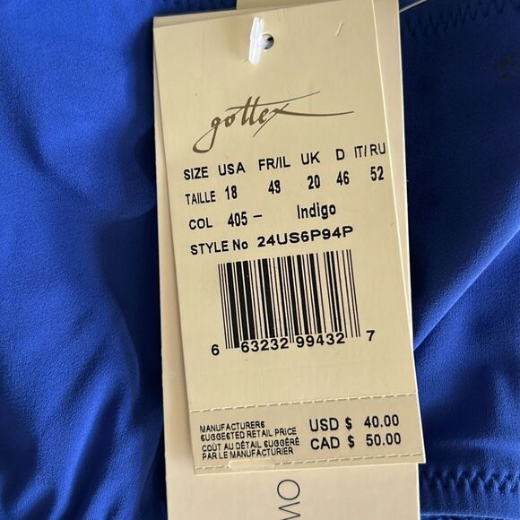 PROFILE BY GOTTEX Indigo Tutti Frutti Seamless Classic Swimsuit Bottoms - Picture 6 of 7